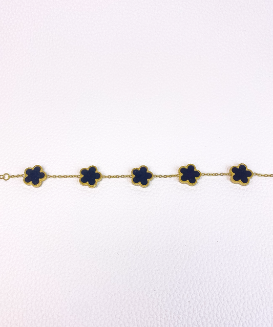 black van cleef gold bracelet