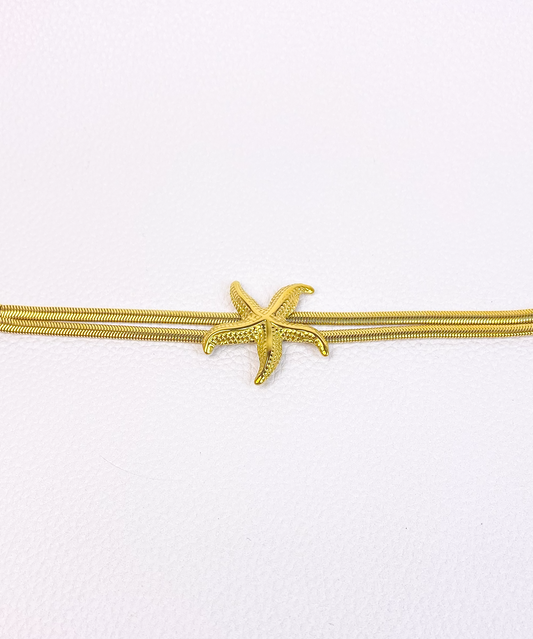Star gold bracelet