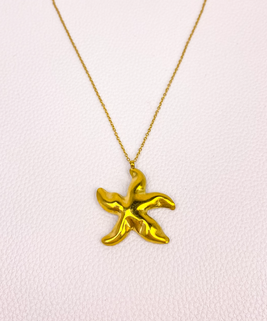 gold star necklace