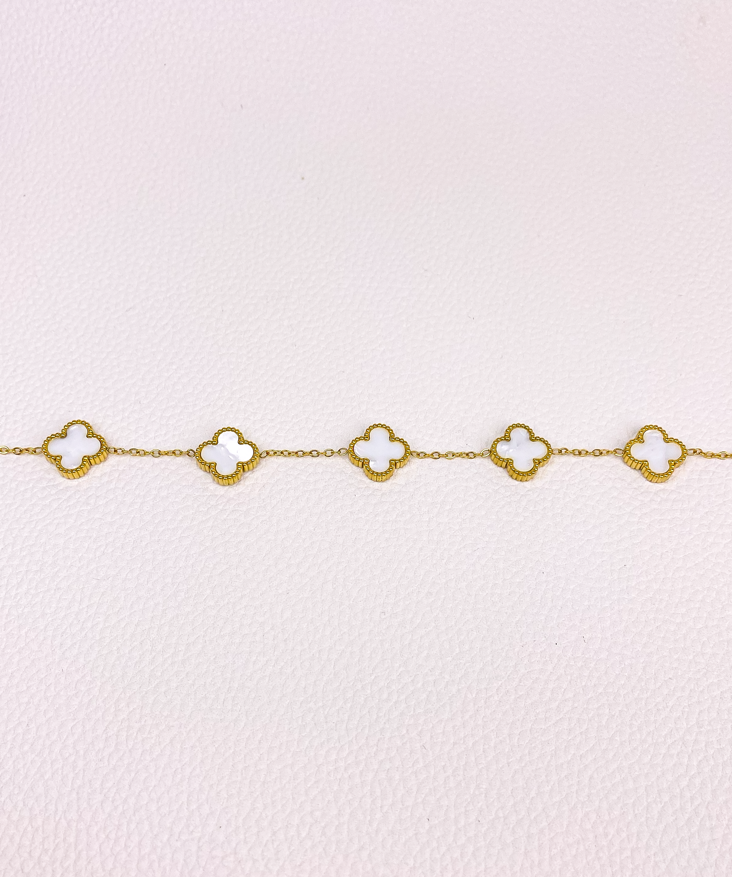 White van cleef gold Bracelet