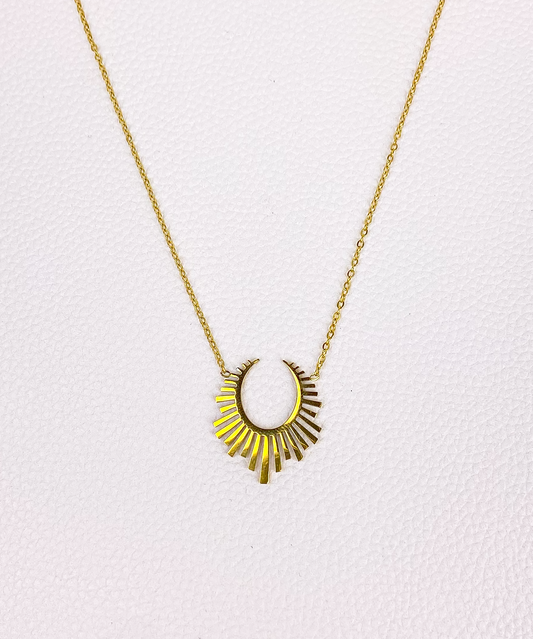 gold Crown necklace