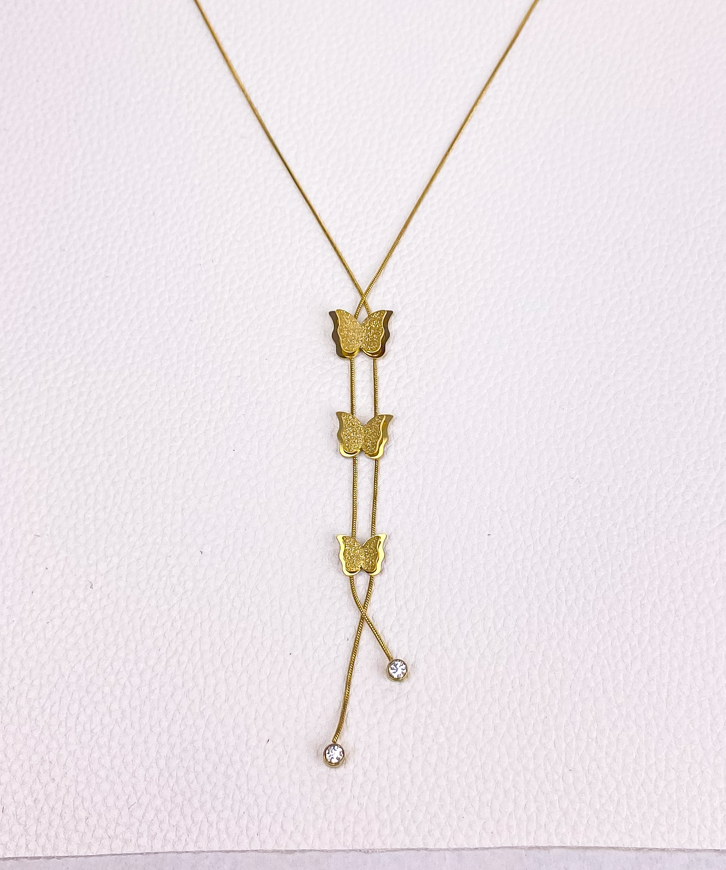 gold Butterfly necklace