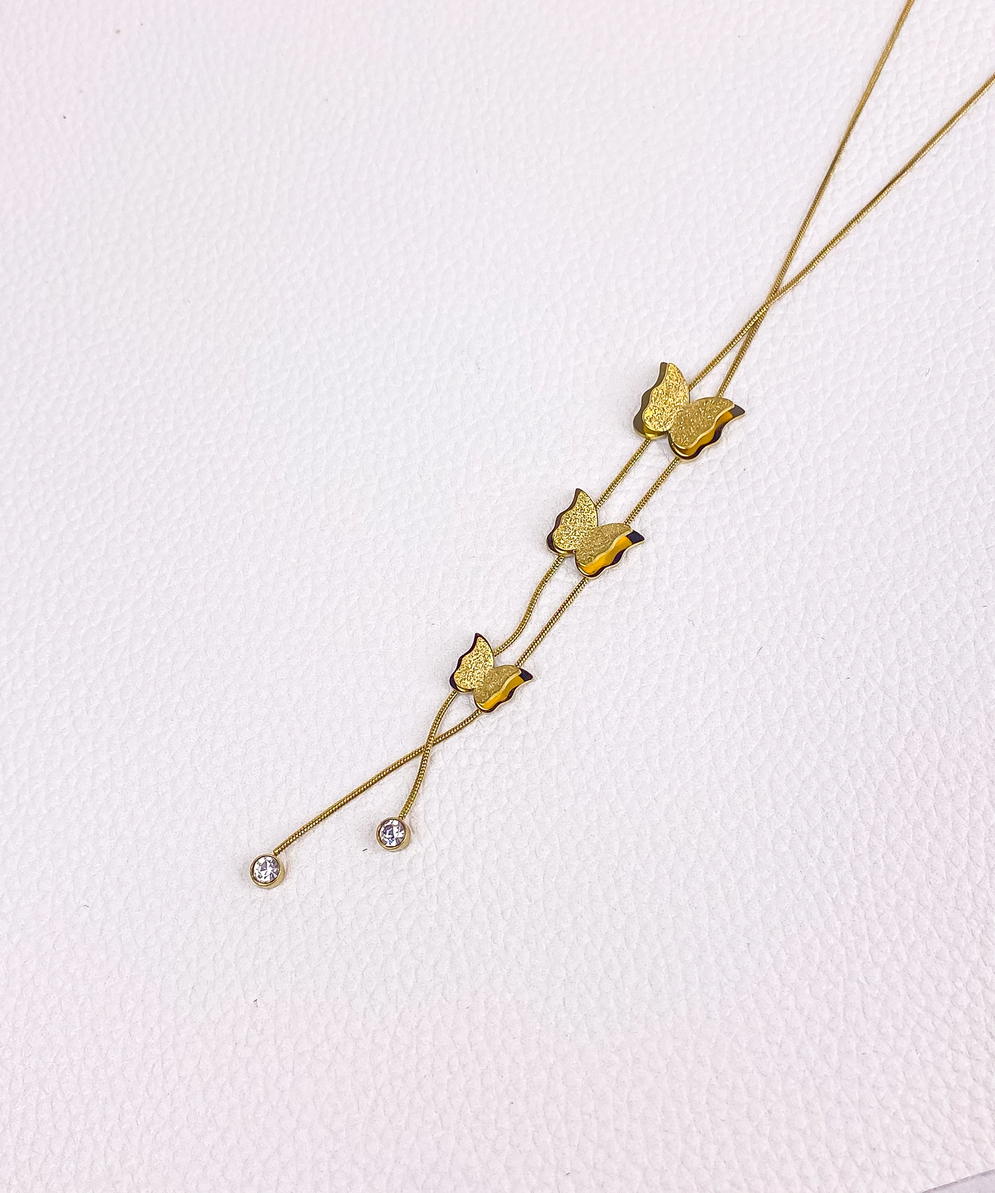 gold Butterfly necklace